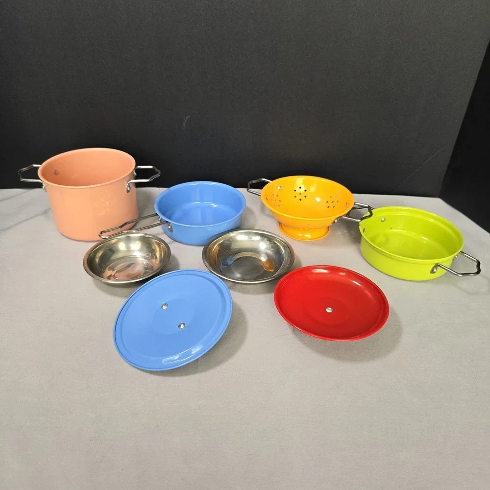 Mix Match Small Foot Metal Cookware Set Pretend Play 11751